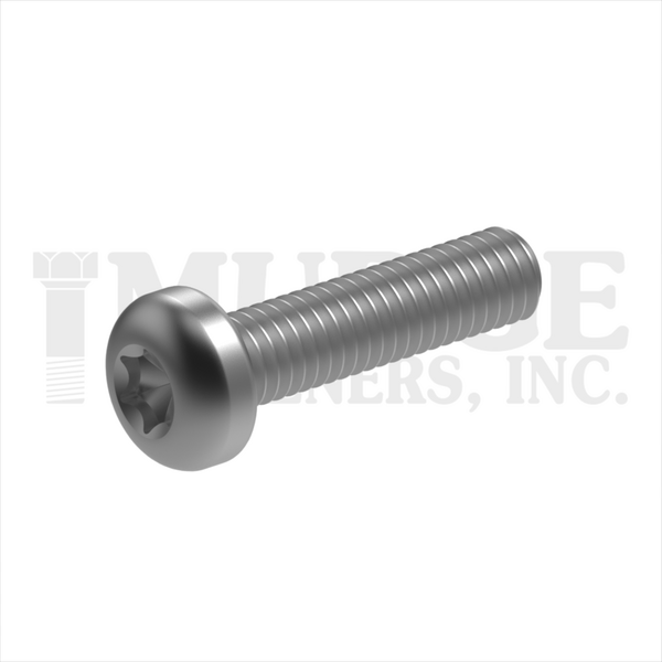 ISO14583M03030SS M3-0.5 X 30MM PAN HEAD 6-LOBE MACHINE SCREW STAINLESS